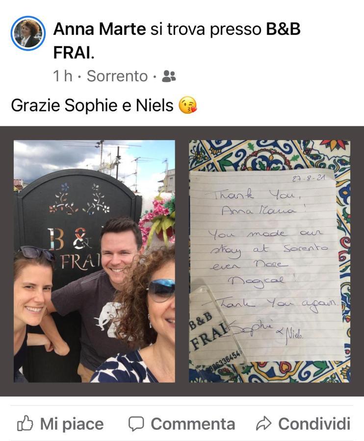 B&B Frai Σορέντο Εξωτερικό φωτογραφία